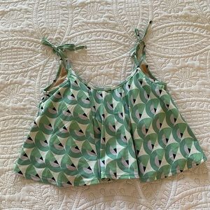 Kortni Jeane Swing Top in Birds Eye